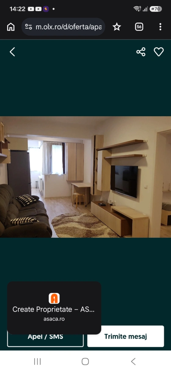 Apartament – De Închiriat – Iași – 2 – camere – Oferta spre închiriere apt