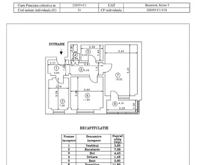Apartament – De Vânzare – București Sectorul 1 – 2 – camere – Vând apartament două camere