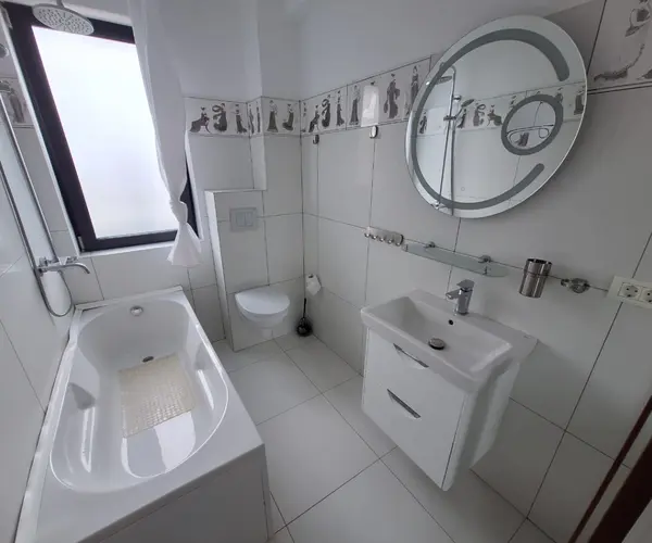 Apartament – De Închiriat – Cluj-Napoca – 2 – camere – Apartament cu vibe de vacanță – Donath Park 75 mp • terasă largă • parcare